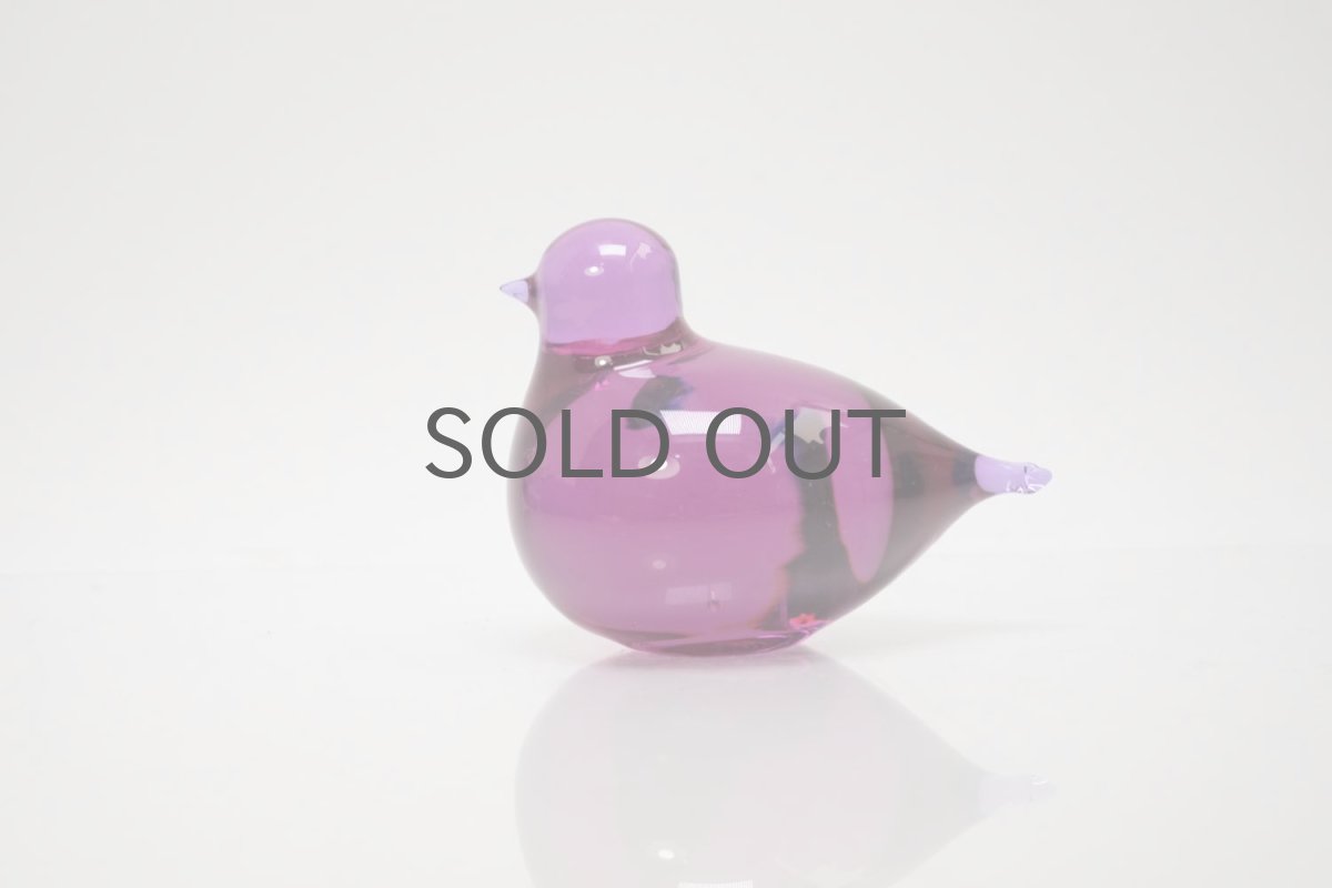 画像3: 北欧アートガラス/ビンテージガラス/Oiva Toikka/オイバ・トイッカ/iittala/イッタラ/Birds/バード/Pulmu/1988/アメジスト (3)