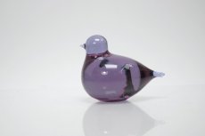 画像7: 北欧アートガラス/ビンテージガラス/Oiva Toikka/オイバ・トイッカ/iittala/イッタラ/Birds/バード/Pulmu/1988/アメジスト (7)