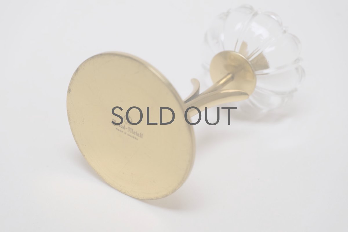 画像4: スウェーデン/Gunnar Ander/グンナー アンデル/キャンドルスタンド/クリアー１輪/No.2 (4)