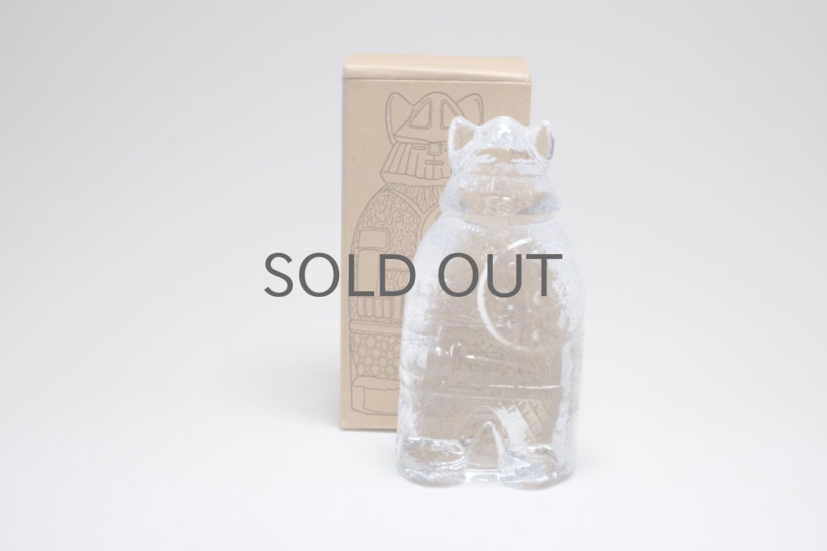 画像2: スウェーデン/Lindshammar社製/ガラスのオブジェ/ヴァイキング/オリジナルボックス付き (2)