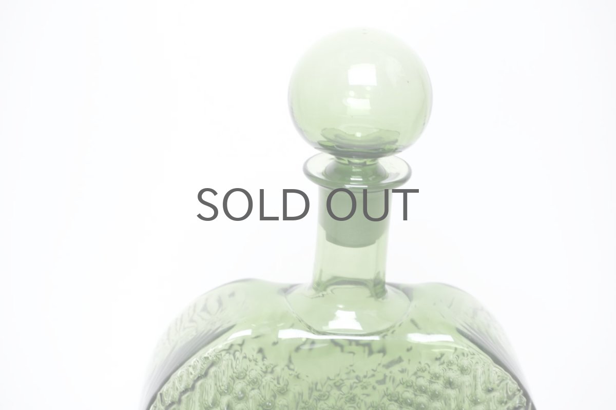 画像3: Riihimaen Lasi/ナニー・スティル/Flindari/フリンダリ/カラフェ/モスグリーン (3)