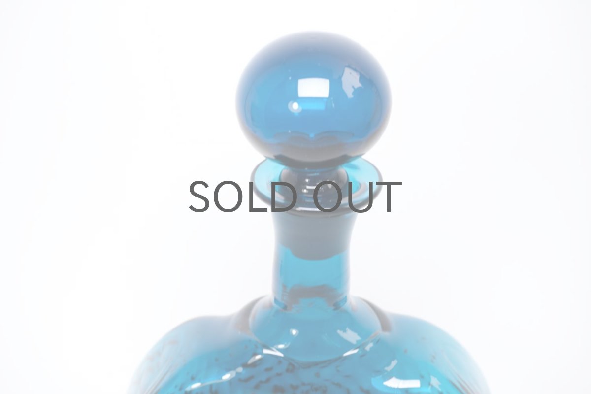 画像4: Riihimaen Lasi/ナニー・スティル/Flindari/フリンダリ/カラフェ/ダークブルー (4)