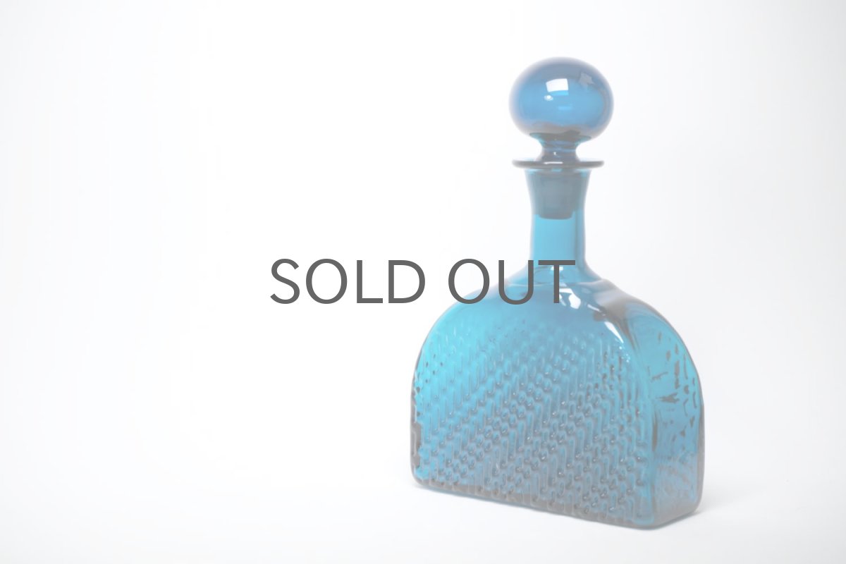 画像2: Riihimaen Lasi/ナニー・スティル/Flindari/フリンダリ/カラフェ/ダークブルー (2)