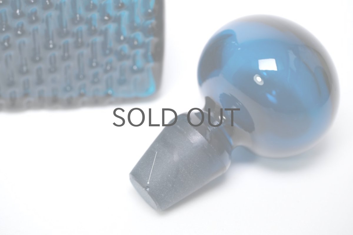 画像8: Riihimaen Lasi/ナニー・スティル/Flindari/フリンダリ/カラフェ/ダークブルー (8)