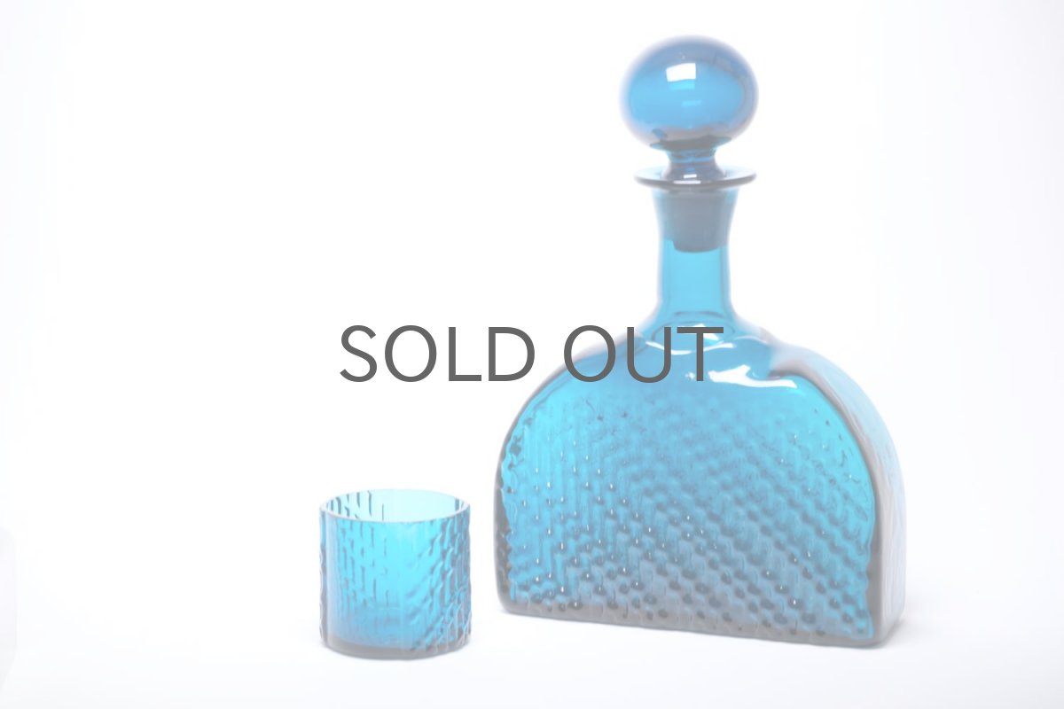 画像4: Riihimaen Lasi/ナニー・スティル/Flindari/フリンダリ/ブルー/Sショットグラス (4)