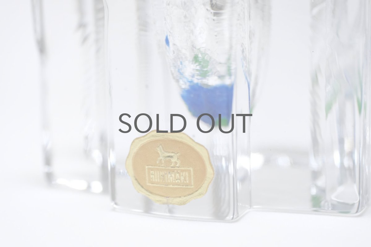 画像7: フィンランド/Riihimaen Lasi/リーヒマエンラシ/Helena Tynell /ヘレナ・ティネル/ガラスオブジェ/オリジナルBOX付き (7)