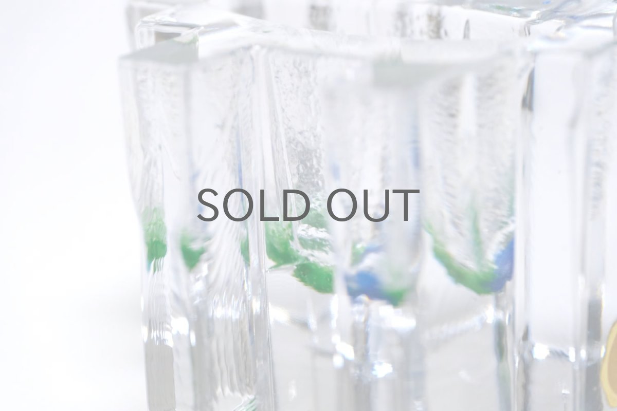 画像8: フィンランド/Riihimaen Lasi/リーヒマエンラシ/Helena Tynell /ヘレナ・ティネル/ガラスオブジェ/オリジナルBOX付き (8)