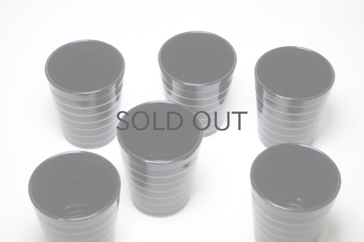 画像3: 北欧ビンテージガラス/Aino Aalto/アイノ・アアルト/Riihimaen Lasi/リー匕マエンラシ/4056/タンブラー/ブラック (3)