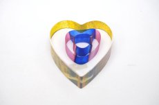 画像1: 北欧ガラス /KOSTA BODA /Bertil Vallien/Mini Sculptures/My Heart/ハート (1)