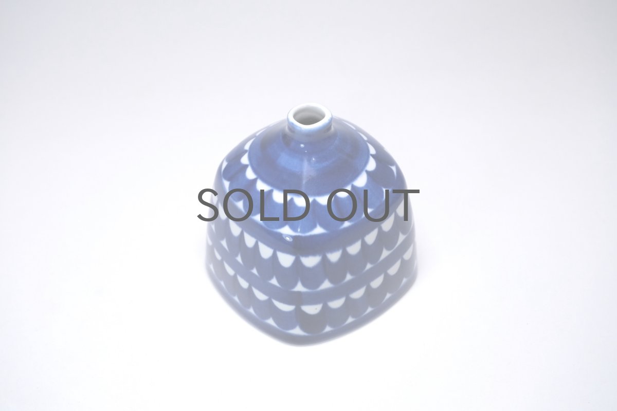 画像3: Gustavsberg/グスタフスベリ/Indigo /インディゴ/一輪挿し/四角型/No.1 (3)