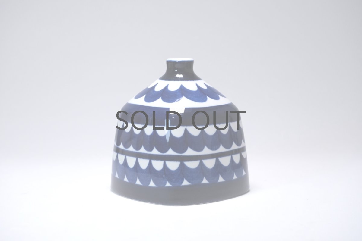 画像2: Gustavsberg/グスタフスベリ/Indigo /インディゴ/一輪挿し/四角型/No.2 (2)