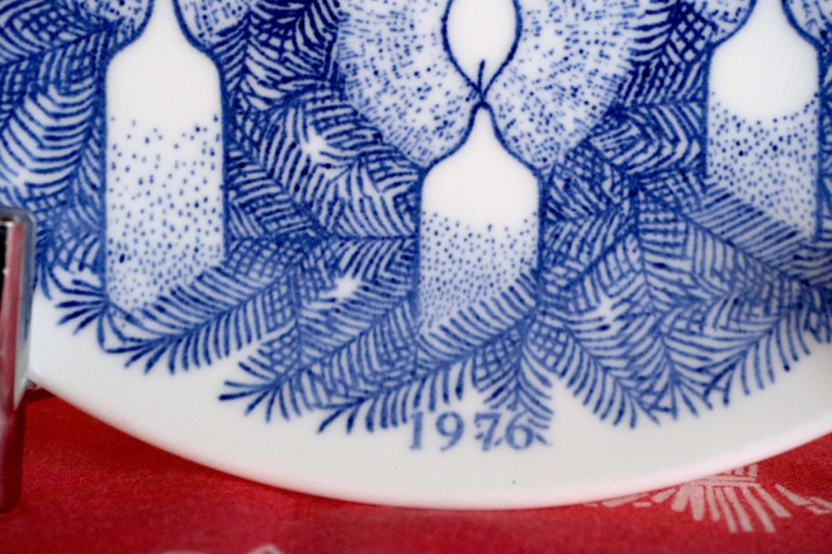 画像2: Gustavsberg/グスタフスベリ/クリスマスプレート/Sven Jonson/1976年 (2)