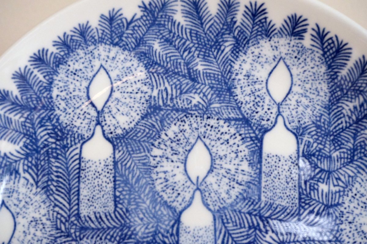 画像3: Gustavsberg/グスタフスベリ/クリスマスプレート/Sven Jonson/1976年 (3)