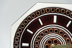 画像3: Gustavsberg/グスタフスベリ/スタジオ制作壁掛け時計/ブラウン/新品クロックムーブメント使用 /オリジナルBOX付き (3)