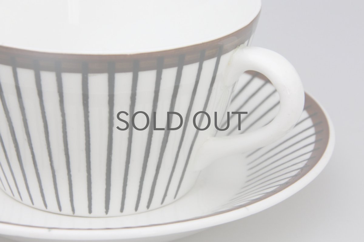 画像2: Gustavsberg Spisa Ribb  スピサリブ ティーカップ&ソーサー  No.3 (2)