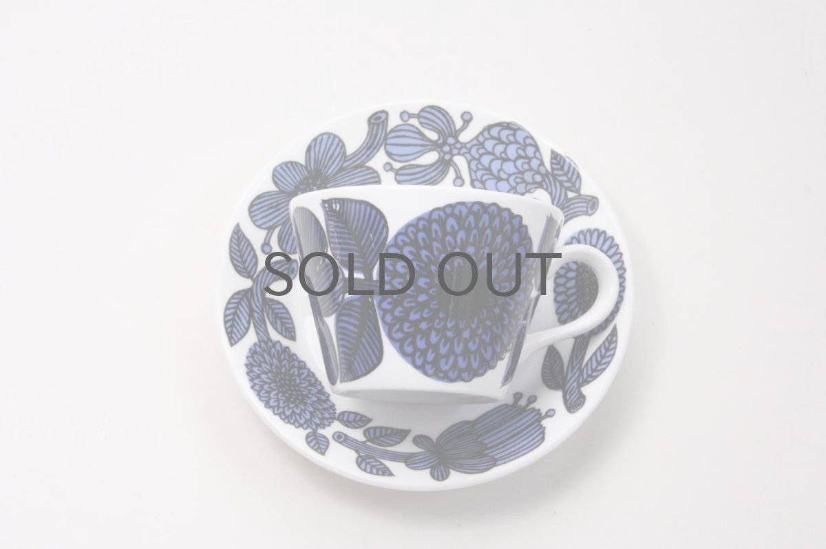 画像5: 北欧ビンテージ/ Gustavsberg/グスタフスベリ/Bla Aster/ブルーアスター/コーヒーカップ&ソーサー (5)
