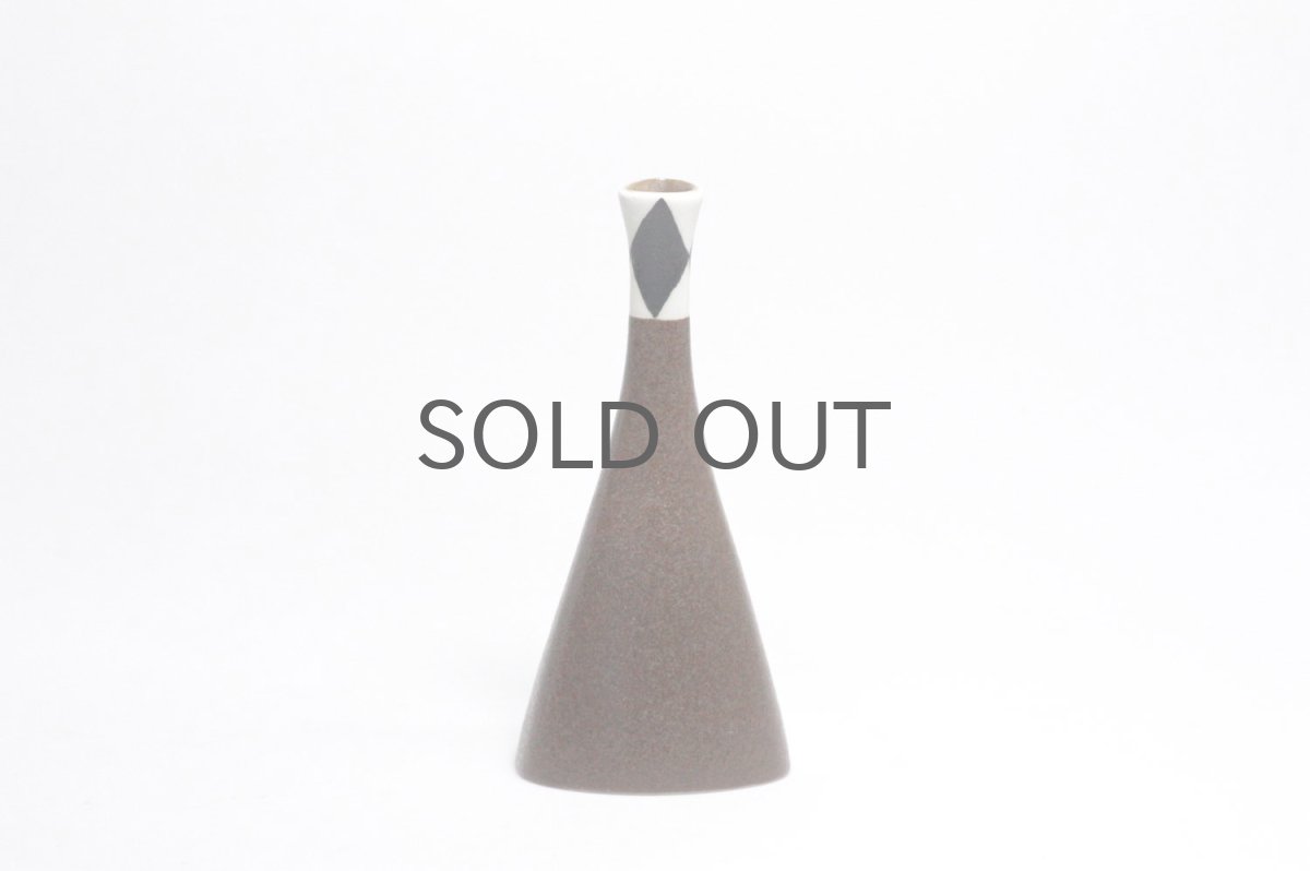 画像2: Gustavsberg/グスタフスベリ/Karin Bjorquist/Diamond pattern/一輪挿し (2)