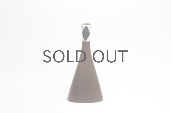 Gustavsberg/グスタフスベリ/Karin Bjorquist/Diamond pattern/一輪挿し