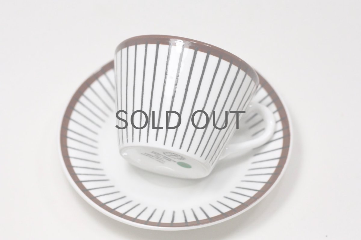 画像2: Gustavsberg/グスタフスベリ/Spisa Ribb/ スピサリブ/コーヒーカップ&ソーサー/ No.4 (2)