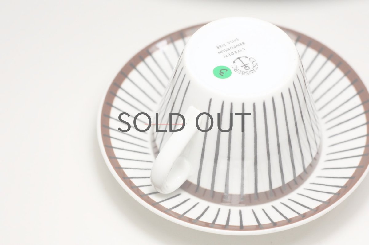 画像4: Gustavsberg/グスタフスベリ/Spisa Ribb/ スピサリブ/コーヒーカップ＆ソーサー/ No.3 (4)