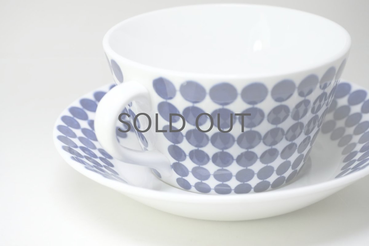 画像2: Gustavsberg/グスタフスベリ/Adam/アダム/Stig Lindberg/スティグ・リンドベリ/ティーカップ&ソーサー/美品/No.1 (2)