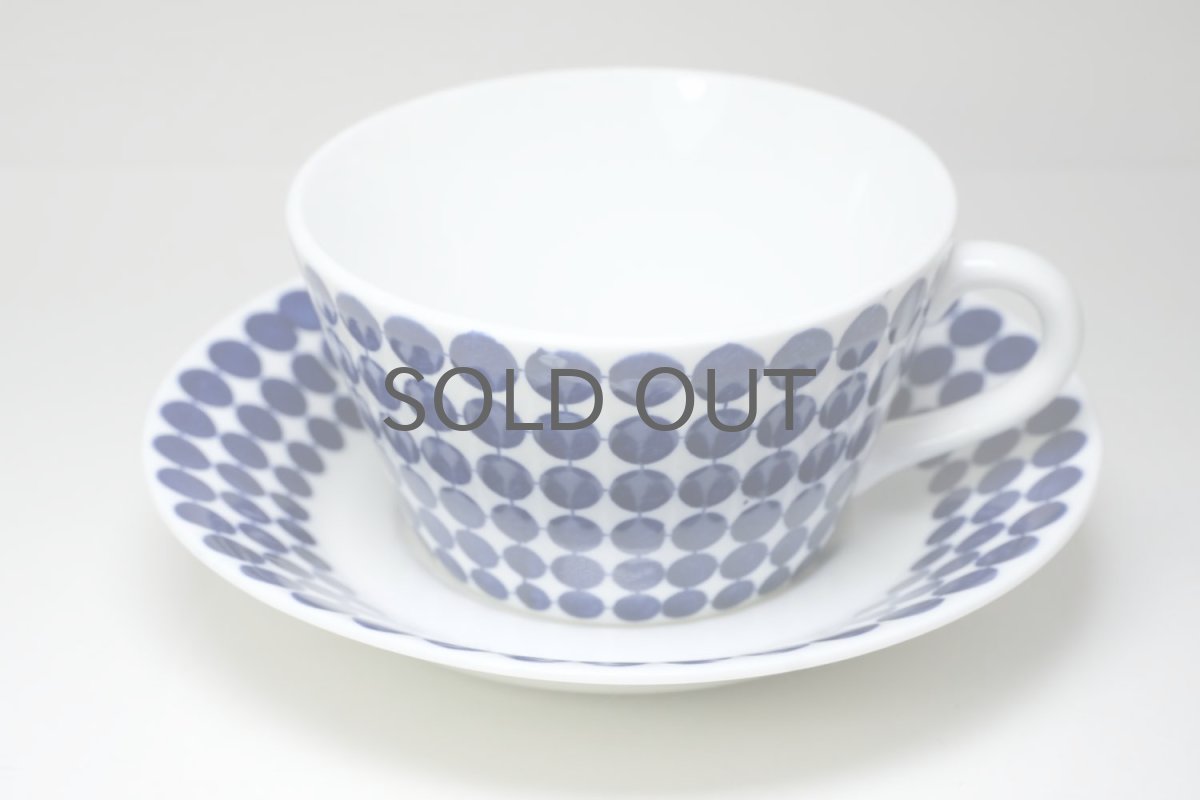 画像4: Gustavsberg/グスタフスベリ/Adam/アダム/Stig Lindberg/スティグ・リンドベリ/ティーカップ&ソーサー/美品/No.2 (4)