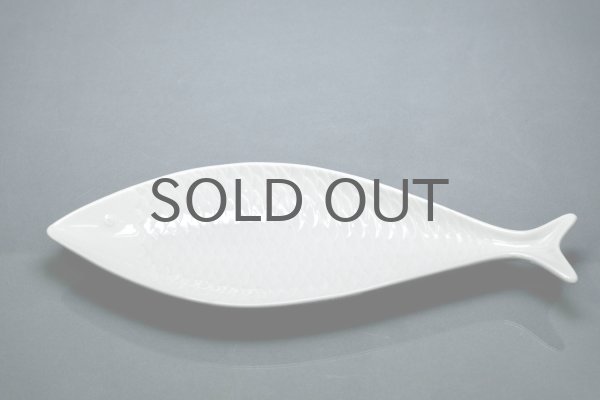 グスタフスベリ/スティグ・リンドベリ/お魚プレート31cmホワイト