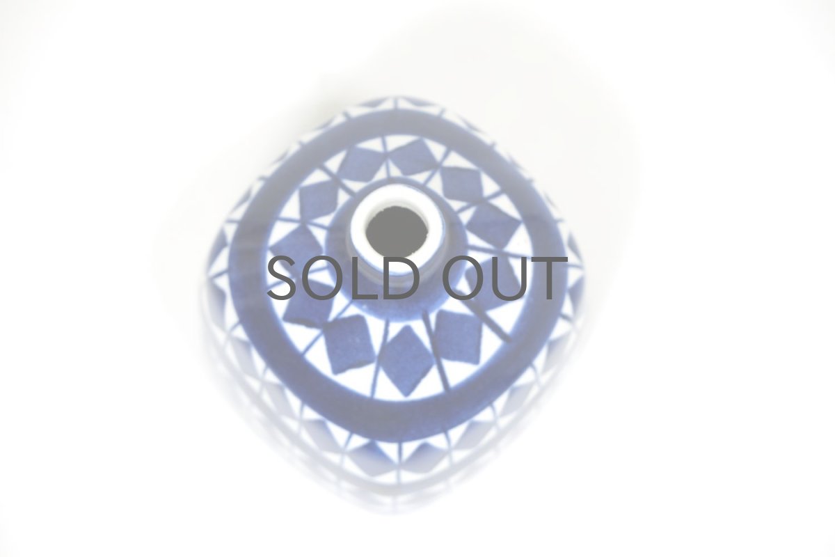 画像3: Gustavsberg/グスタフスベリ/Indigo /インディゴ/一輪挿し/四角型/No.1 (3)