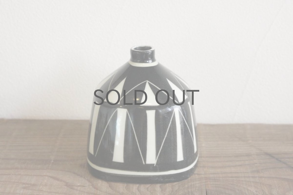 画像2: Gustavsbergグスタフスベリ Diagonal Karin Bjorquist一輪挿し 四角型 (2)