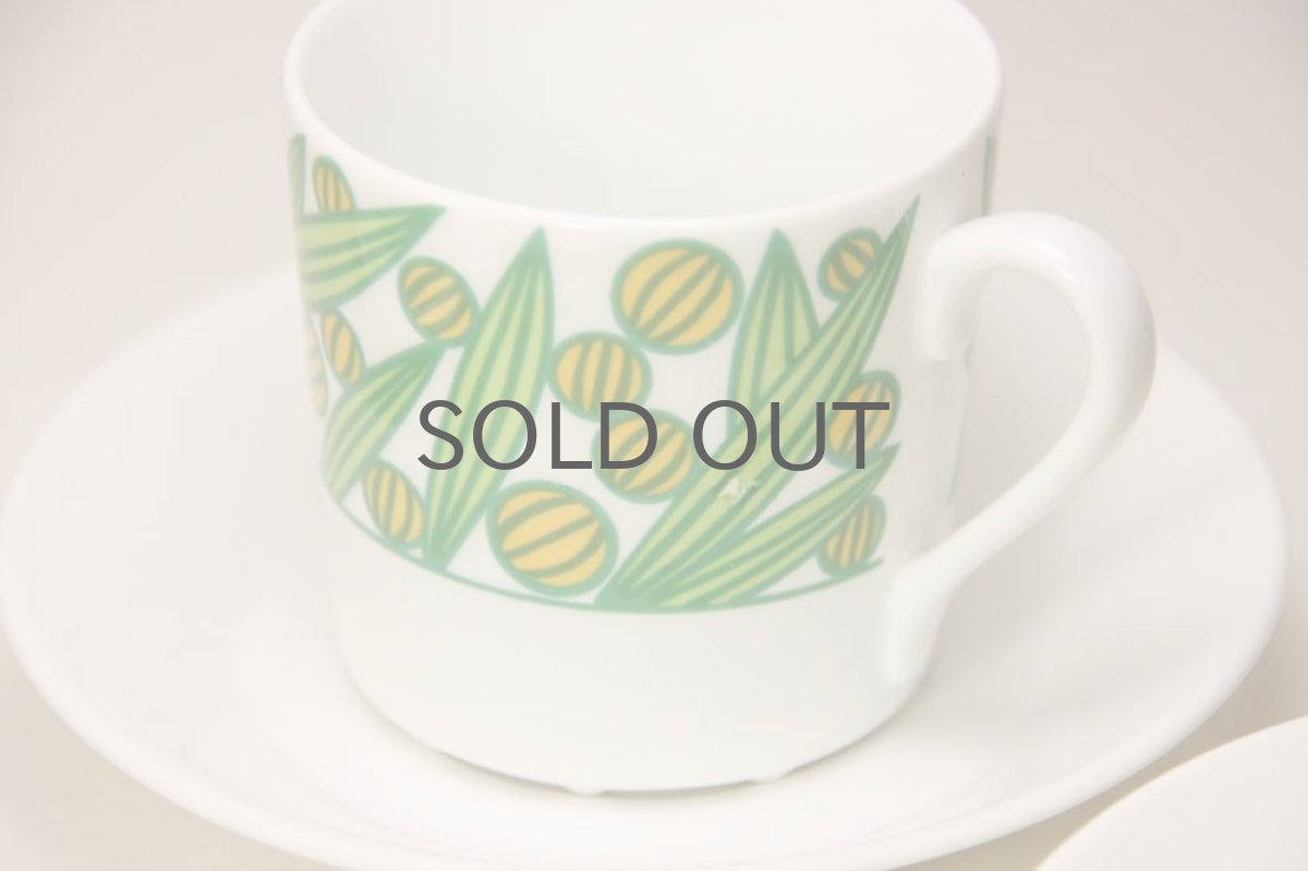 画像3: Gustavsberg/グスタフスベリ/イエロー実/コーヒーカップ＆ソーサー (3)