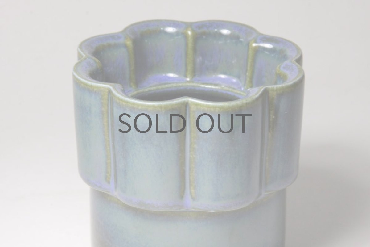 画像2: Gustavsberg/グスタフスベリ/ Karin Bjorquist/オリーブグリーンとブルーグリーン花瓶 (2)