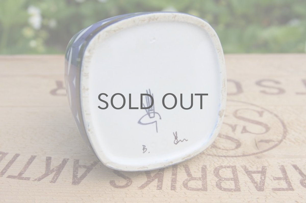 画像3: Gustavsbergグスタフスベリ Indigo インディゴ 一輪挿し 四角型 (3)