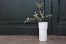 画像1: Gustavsberg/グスタフスベリ/ Karin Bjorquist/白の花瓶 (1)