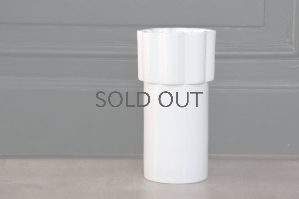 画像3: Gustavsberg/グスタフスベリ/ Karin Bjorquist/白の花瓶 (3)