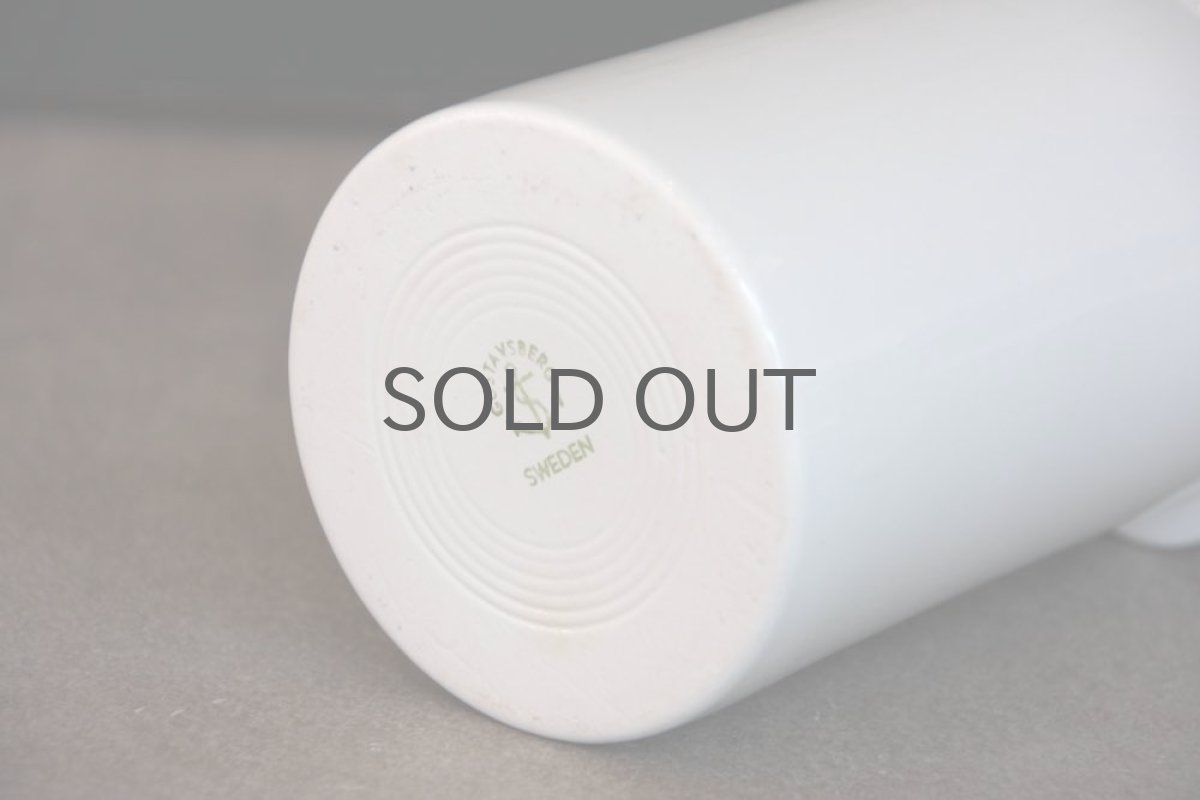 画像6: Gustavsberg/グスタフスベリ/ Karin Bjorquist/白の花瓶 (6)