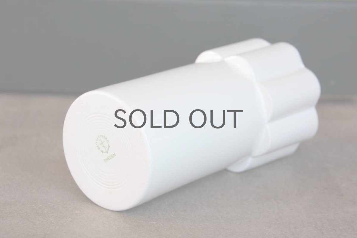 画像5: Gustavsberg/グスタフスベリ/ Karin Bjorquist/白の花瓶 (5)