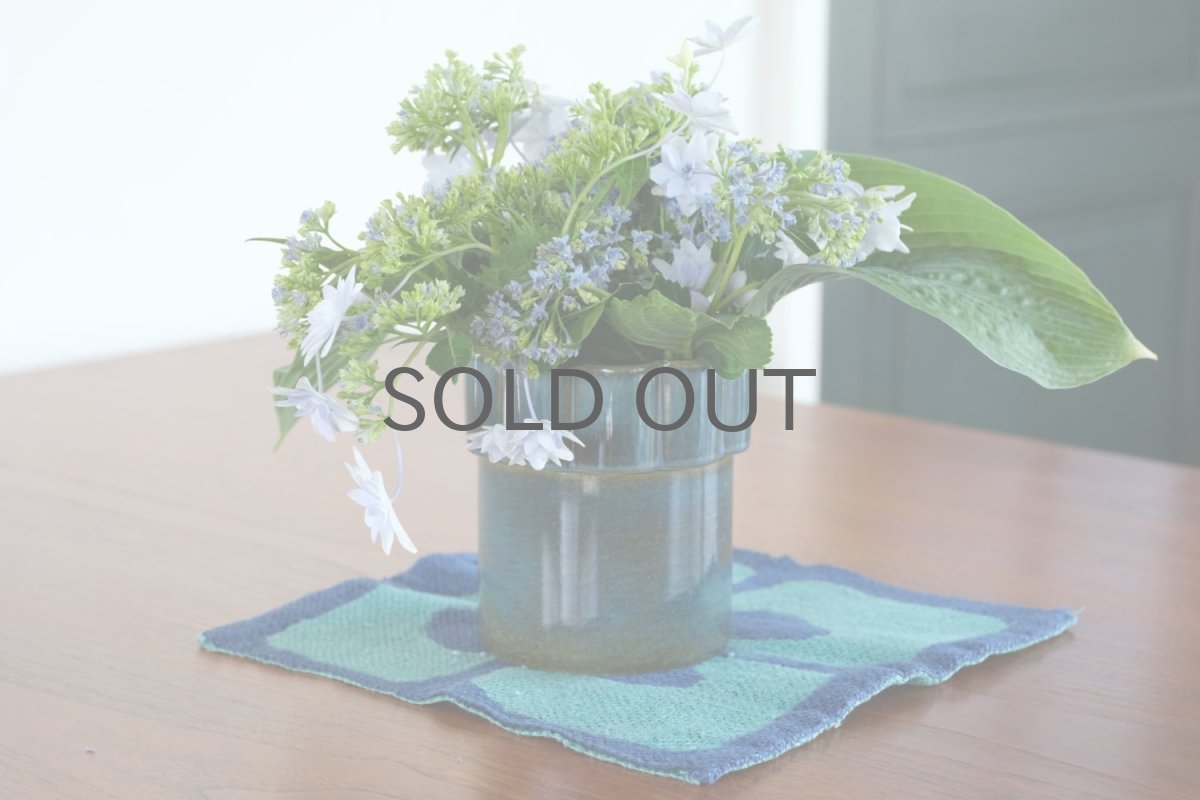 画像9: Gustavsberg/グスタフスベリ/ Karin Bjorquist/オリーブグリーン&ブルーグリーン/花瓶/ベース (9)