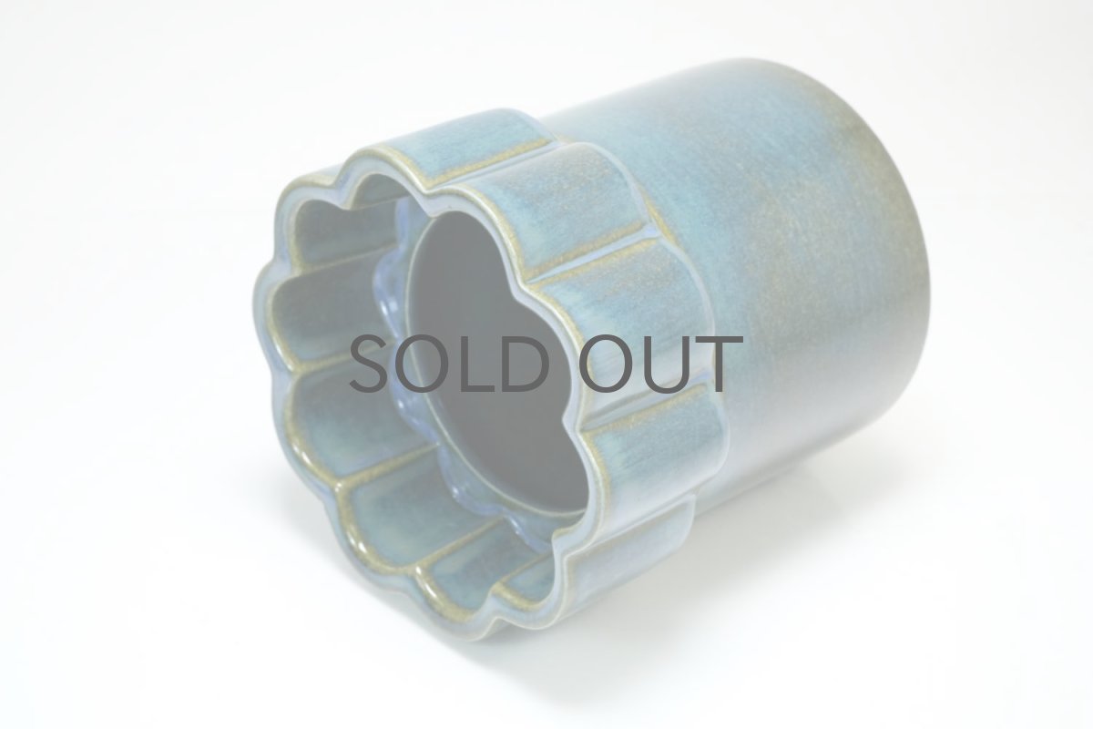 画像7: Gustavsberg/グスタフスベリ/ Karin Bjorquist/オリーブグリーン&ブルーグリーン/花瓶/ベース (7)