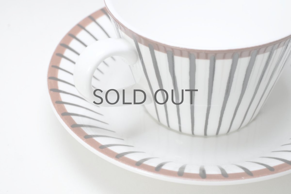 画像3: Gustavsberg/グスタフスベリ/Spisa Ribb/ スピサリブ/コーヒーカップ&ソーサー/ No.1 (3)