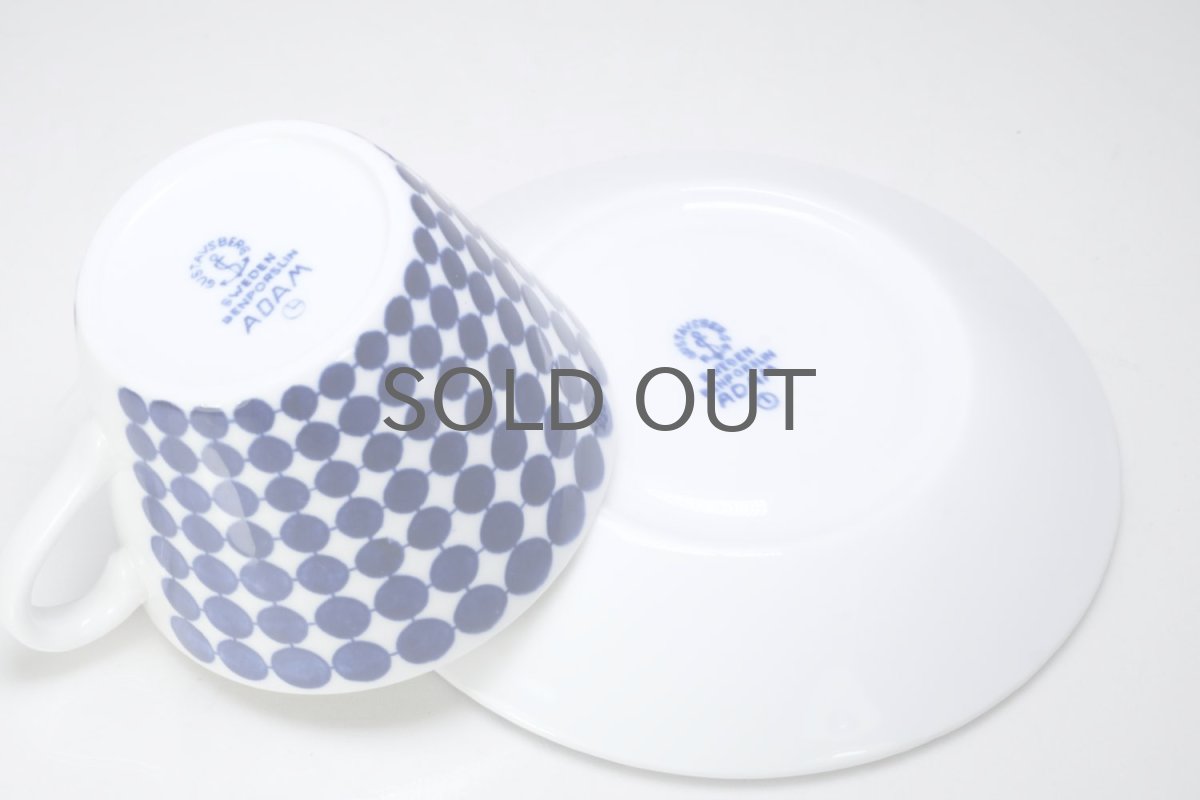 画像6: Gustavsberg/グスタフスベリ/Adam/アダム/Stig Lindberg/スティグ・リンドベリ/コーヒーカップ&ソーサー/No.1 (6)