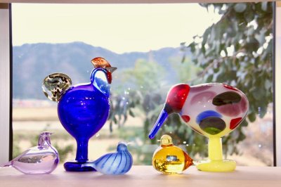 画像1: 北欧アートガラス/ビンテージガラス/Oiva Toikka/オイバトイッカ/iittala/イッタラ/Birds/バード/Jalokiwi/ジュエルドキウイ