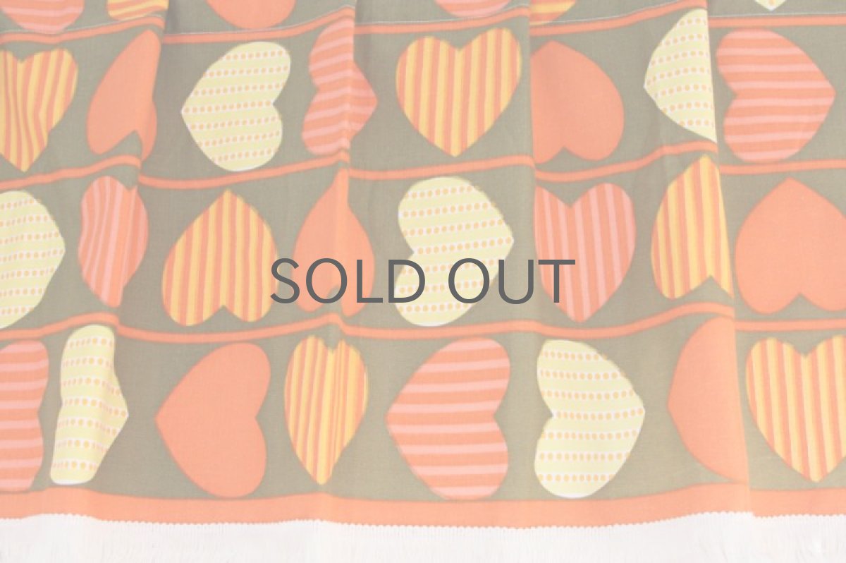 画像2: 北欧雑貨ヴィンテージファブリック/カフェエカーテン  No.11 (2)