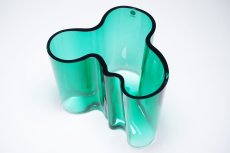 画像7: iittala/イッタラ/ALVAR AALTO/Savoy vas/アルヴァ・アアルトコレクション ベース/H12cm/廃盤色エメラルド (7)