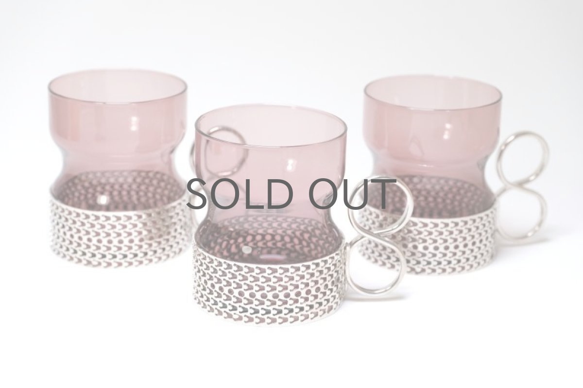 画像1: 北欧ビンテージ/iittala/イッタラ/TSAIKKA/ワイン＆シルバーホルダー (1)