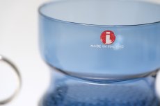 画像3: 北欧ビンテージ/iittala/イッタラ/TSAIKKA/ブルー＆シルバーホルダー/スッテカー付き (3)