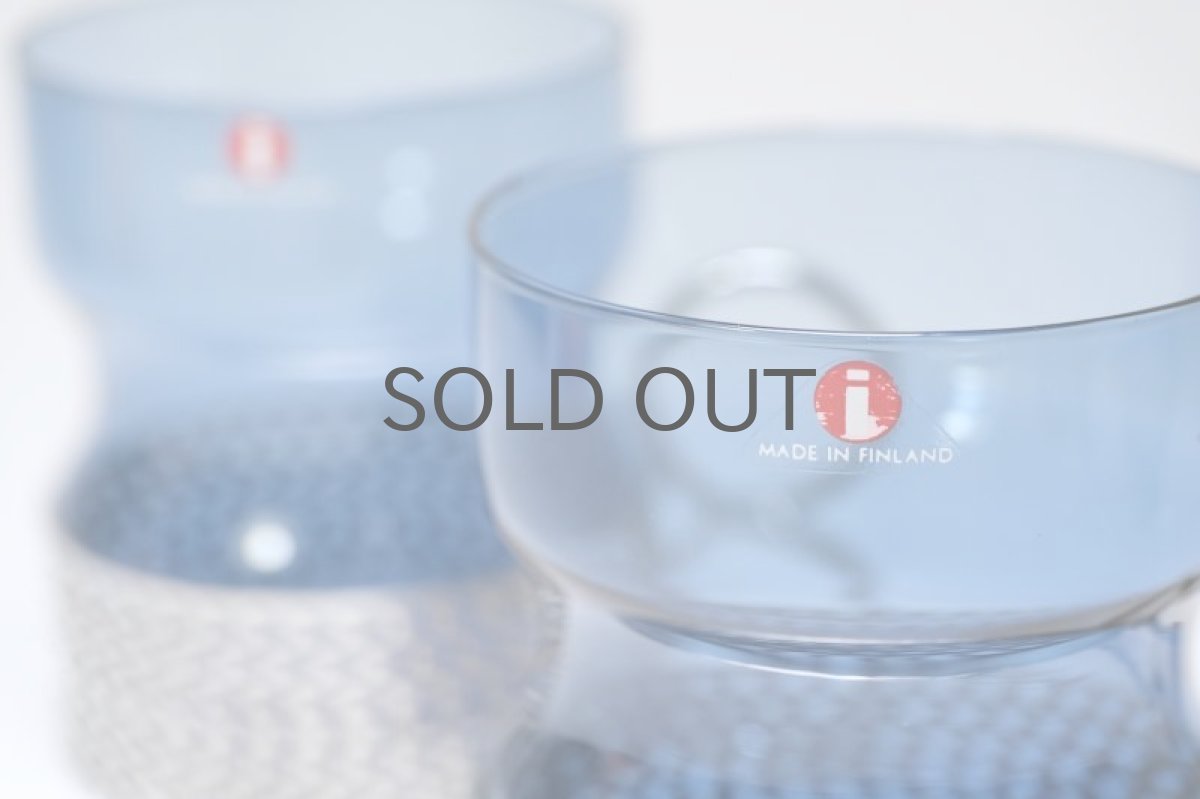 画像4: 北欧ビンテージ/iittala/イッタラ/TSAIKKA/ブルー＆シルバーホルダー/スッテカー付き (4)