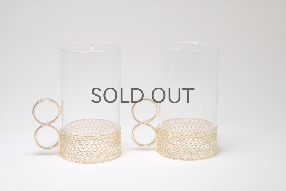 画像6: iittala/イッタラ/24Karaatti/24キャラット/ゴールドホルダー&クリアガラス/TSAIKKA/ツァイッカ/ロンググラス (6)