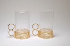 画像6: iittala/イッタラ/24Karaatti/24キャラット/ゴールドホルダー&クリアガラス/TSAIKKA/ツァイッカ/ロンググラス (6)