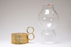 画像4: iittala/イッタラ/24Karaatti/24キャラット/ゴールドホルダー&クリアガラス/TSAIKKA/ツァイッカ/ランタン/キャンドルホルダー/Sサイズ/No.1 (4)