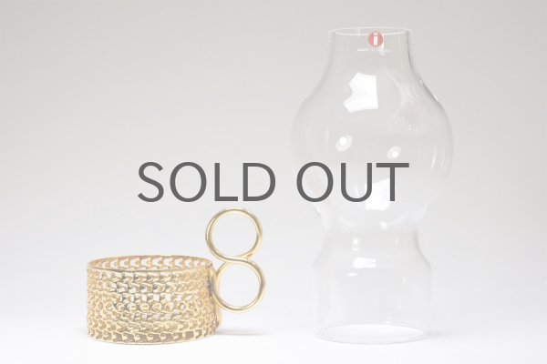 iittala/イッタラ/24Karaatti/24キャラット/ゴールドホルダー&クリア